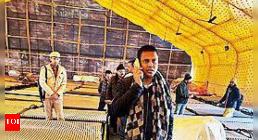 Tent city for 25,000 comes up in Ayodhya | Lucknow News - The Times of ...