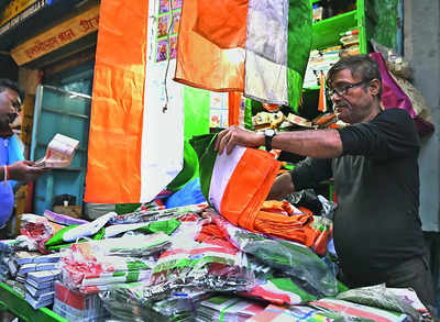 Republic Day: After Monday High, Flag Sales Dip Across Kolkata ...