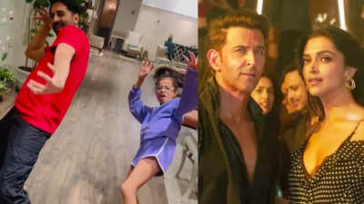 Hrithik Roshan, Deepika Padukone, Anil Kapoor gush over Ayushmann Khurrana's daughter as she dances on 'Sher Khul Gaye' with him - WATCH
