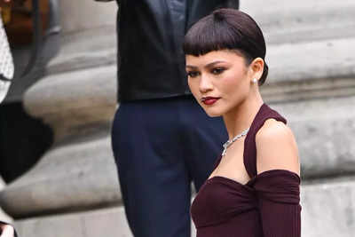 Zendaya ruled Paris Couture Week with her captivating style and unconventional bangs