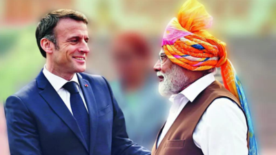 PM Modi, Macron unveil roadmap for military weapon manufacturing, space ties
