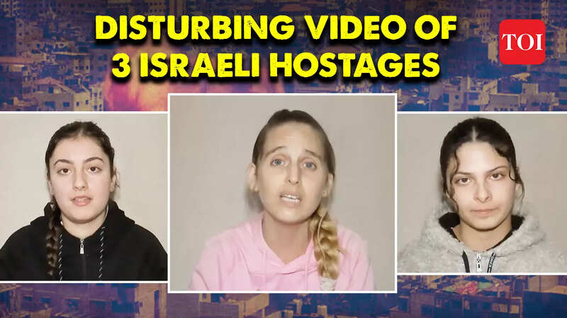 Watch: Hamas releases new video showing 3 female Israeli hostages ...