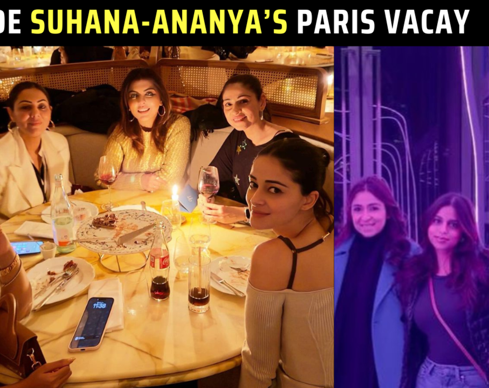 
Suhana Khan & Ananya Panday spend time with their moms in Paris
