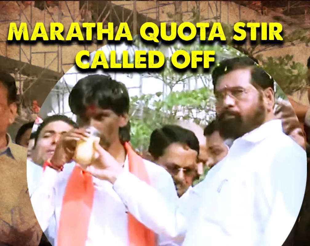 
Maratha reservation activist Manoj Patil ends fast as Maharashtra govt accepts all demands
