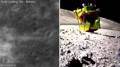 Nasa spots Japan's lunar lander on the Moon