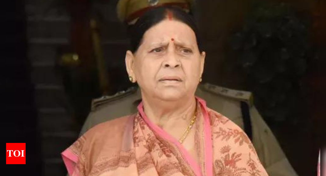 Delhi court summons former Bihar CM Rabri Devi, 2 daughters on Feb 9 in jobs case | India News – Times of India