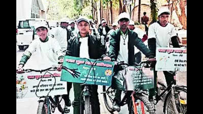 Ranchi DC flags off ‘Drug-free India’ cycle rally