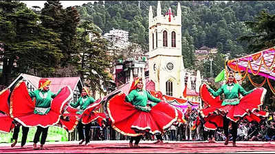 Tableaux, march past main attractions at 75th R-Day celebration in Himachal