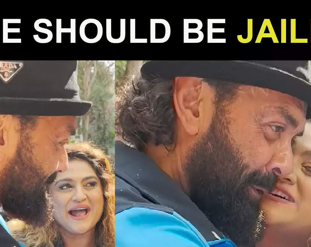 
Netizens disapprove of a female fan planting a kiss on Bobby Deol's cheek while taking a selfie: 'Situation reverse kar do...'
