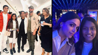 Sharib Hashmi shares moments from Fighter's screening: Poses with Hrithik Roshan and Deepika Padukone - Pics inside