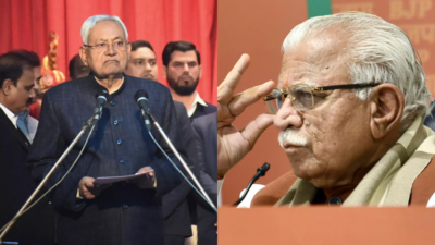 'Dil ke tukde huye hazaar': Haryana CM jibes INDIA bloc after Nitish Kumar joins BJP-led NDA
