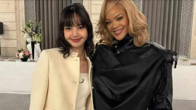 Here's where BLACKPINK’s Lisa and Rihanna's EPIC moment was clicked!