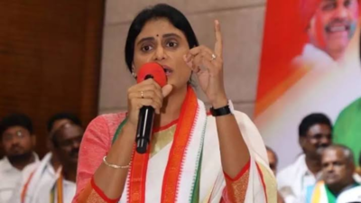 Former minister Viveka's daughter extends solidarity to YS Sharmila at Idupulapaya