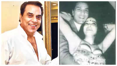 Dharmendra's old photo with an Iranian dancer goes viral on the internet; netizens REACT