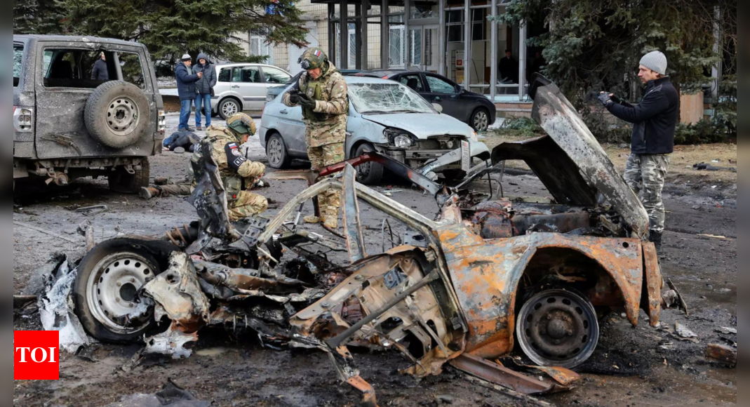 Russia says 3 killed in Ukrainian shelling of Donetsk | World News – Times of India
