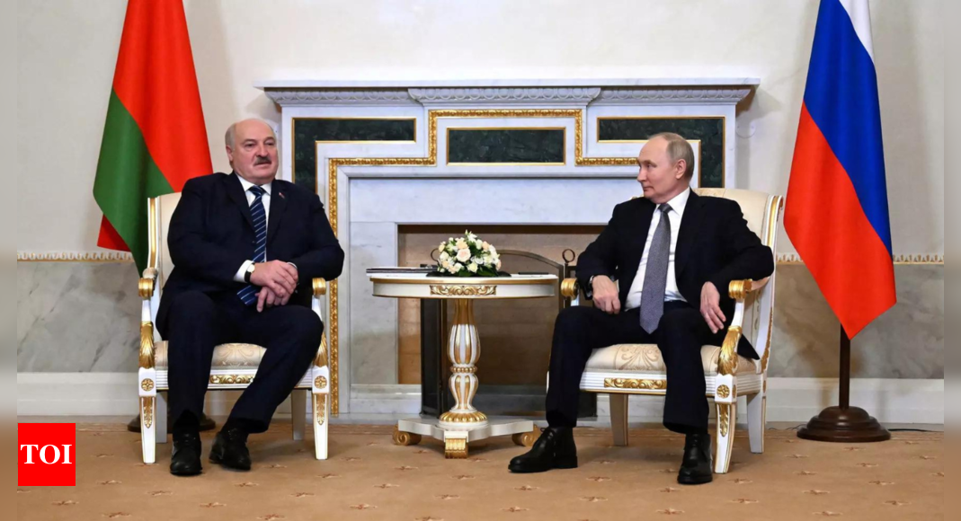 Putin and Lukashenko meet in St Petersburg to discuss ways to expand the Russia-Belarus alliance | – Times of India