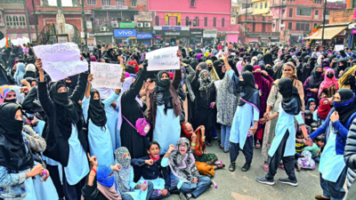 Muslim schoolgirls, kin protest Rajasthan BJP MLA's hijab remarks