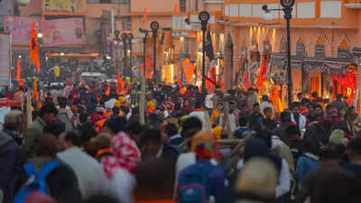 Over 20 lakh devotees visit Ram temple in 7 days | India News - The ...