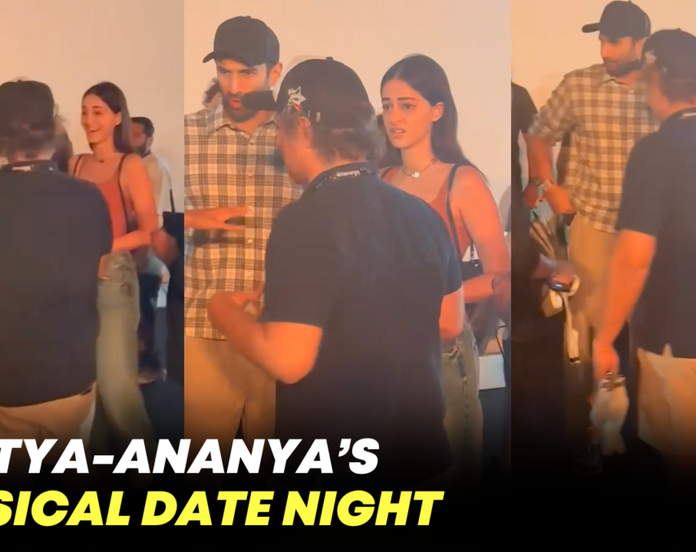 
Unseen footage of Ananya Panday & Aditya Roy Kapur's musical date night
