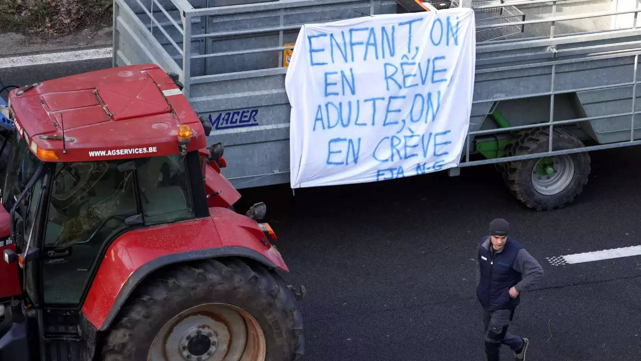 Belgian farmers to block Zeebrugge port as French protests spill over: Report – Times of India