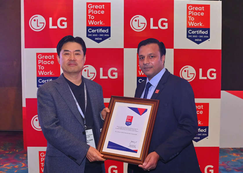 LG Electronics India secures Great Place To Work Certification™, reinforcing its dedication to employee well-being and excellence