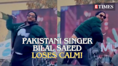 Pakistani singer Bilal Saeed throws mic at fans during live performance; issues clarification