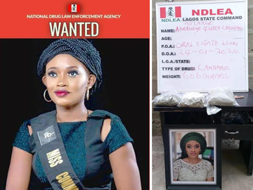 NDLEA declares former beauty queen wanted for drug trafficking