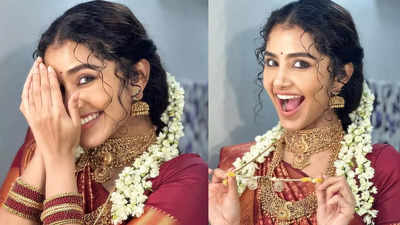Anupama Parameswaran's cute reaction to 'Netru Varai' song in 'Siren' goes viral
