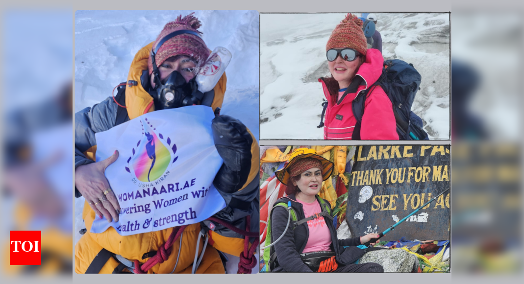 Triumph on the treacherous Manaslu! Dr Usha Kiran, oldest Indian woman ...