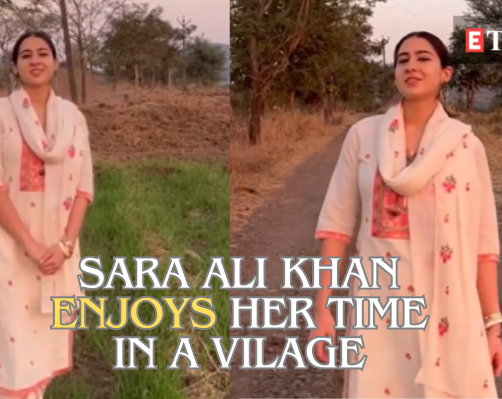 
Sara Ali Khan drops a video sharing a glimpse of her time in wellness village - Watch
