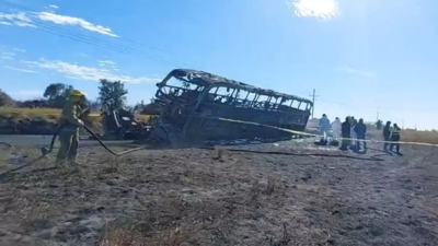 At least 19 dead in Mexico highway crash involving passenger bus