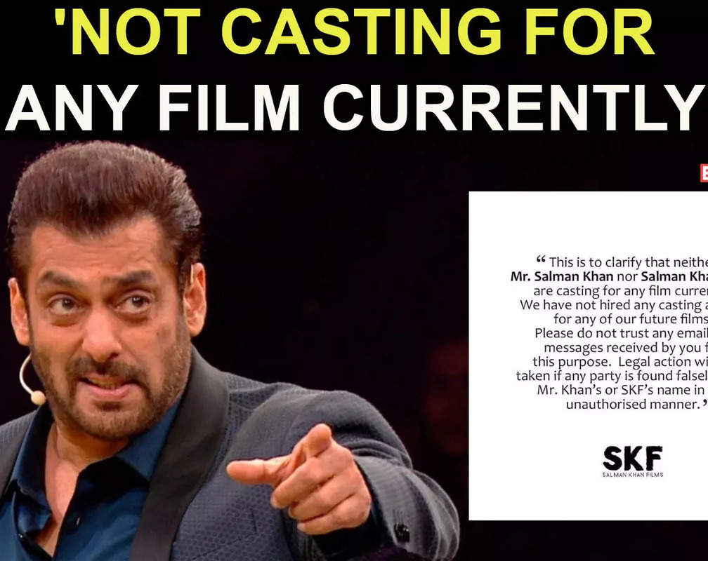
Salman Khan's production house warns against unauthorised use of actor's name: 'Legal action will be taken...'
