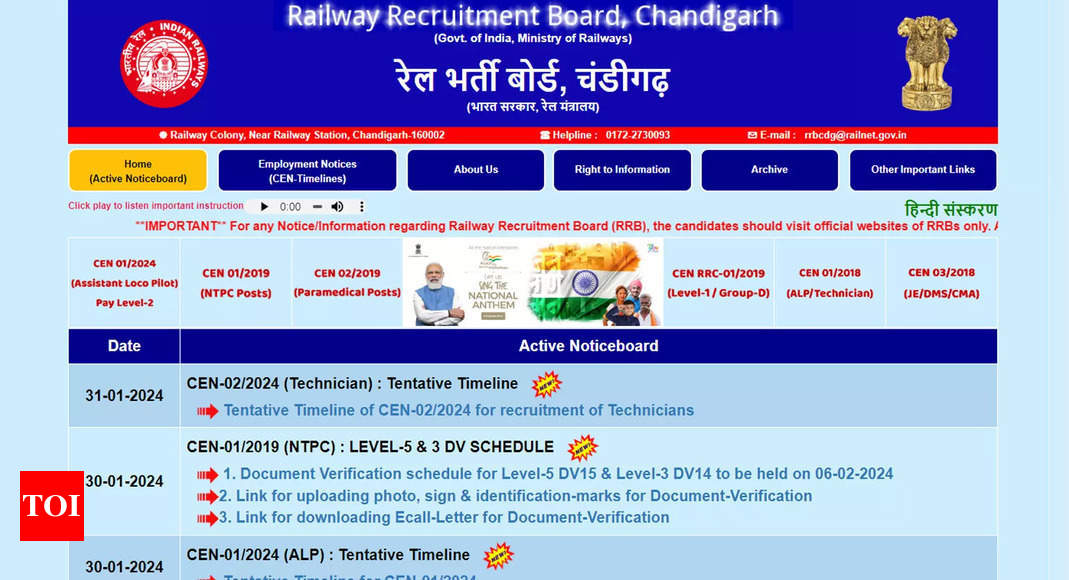 RRB Technicians Recruitment 2024: Notice Released for 9,000 Vacancies, Check Details Here