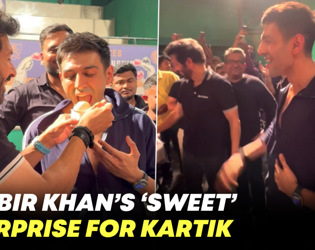 
Kabir Khan's 'sweet' surprise for Kartik Aaryan on 'Chandu Champion' sets
