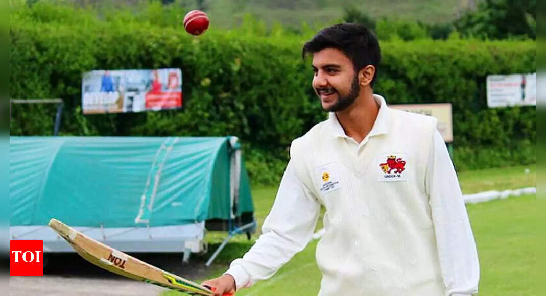 The big dream is to represent India in international cricket, says Agni Chopra, son of Vidhu Vinod Chopra | Cricket News &ndash; Times of India