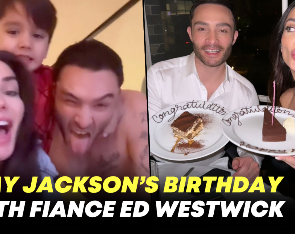 
Amy Jackson celebrates birthday with fiance Ed Westwick & her son

