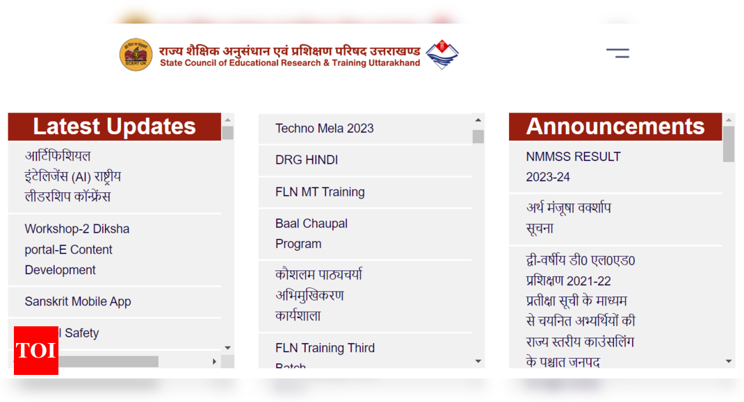 Uttarakhand NMMS result 2023-24 declared at scert.uk.gov.in; direct link to check list of qualified students