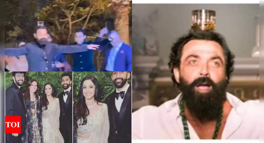 Watch! Bobby Deol grooves to ‘Jamal Kudu’ at niece Nikita Chaudhary’s sangeet ceremony