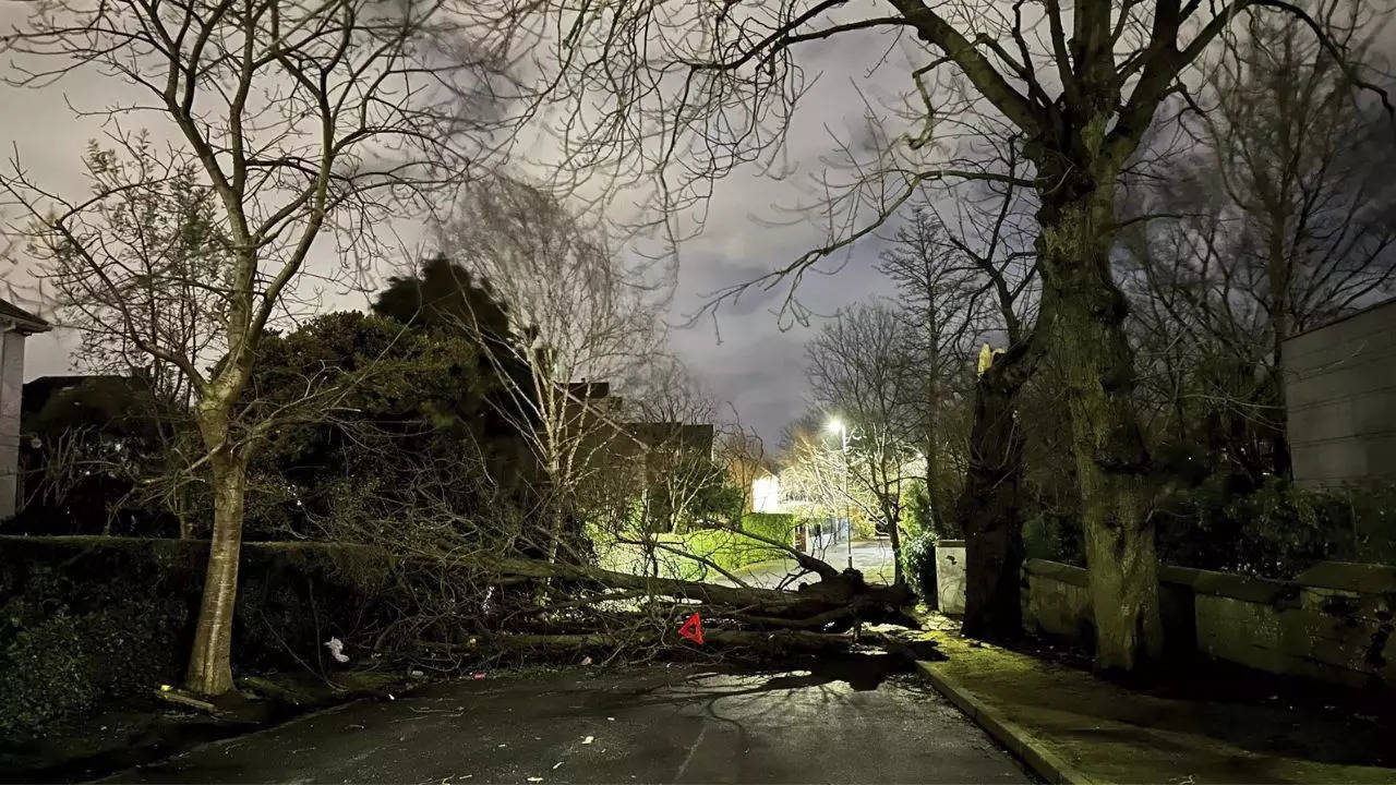 Norges kraftigste storm på mer enn 30 år setter spor av ødeleggelse