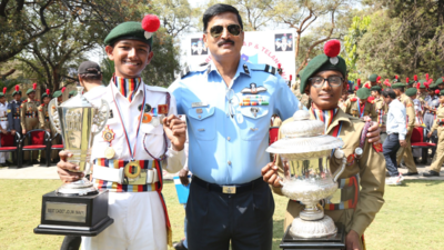 128 NCC cadets of Telangana and AP, and medal winners in Republic Day Camp at Delhi felicitated in Secunderabad