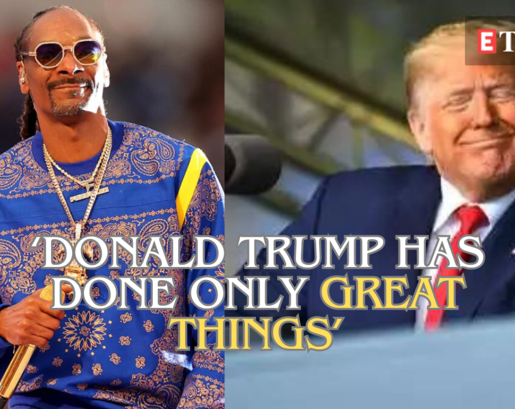 
Snoop Dogg praises Donald Trump; says 'I have nothing but love and respect for him'
