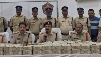 Nellore police seize Rs 7. 23 crore cash meant to purchase gold without bills to evade tax