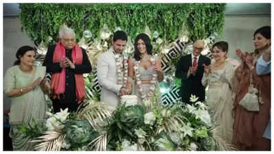 Legendary actor Prem Nath’s grandson Arjun gets married to his girlfriend Simone