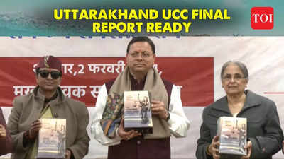 Dehradun: Justice Ranjana Prakash Desai submits final UCC report to Uttarakhand CM Pushkar Singh Dhami