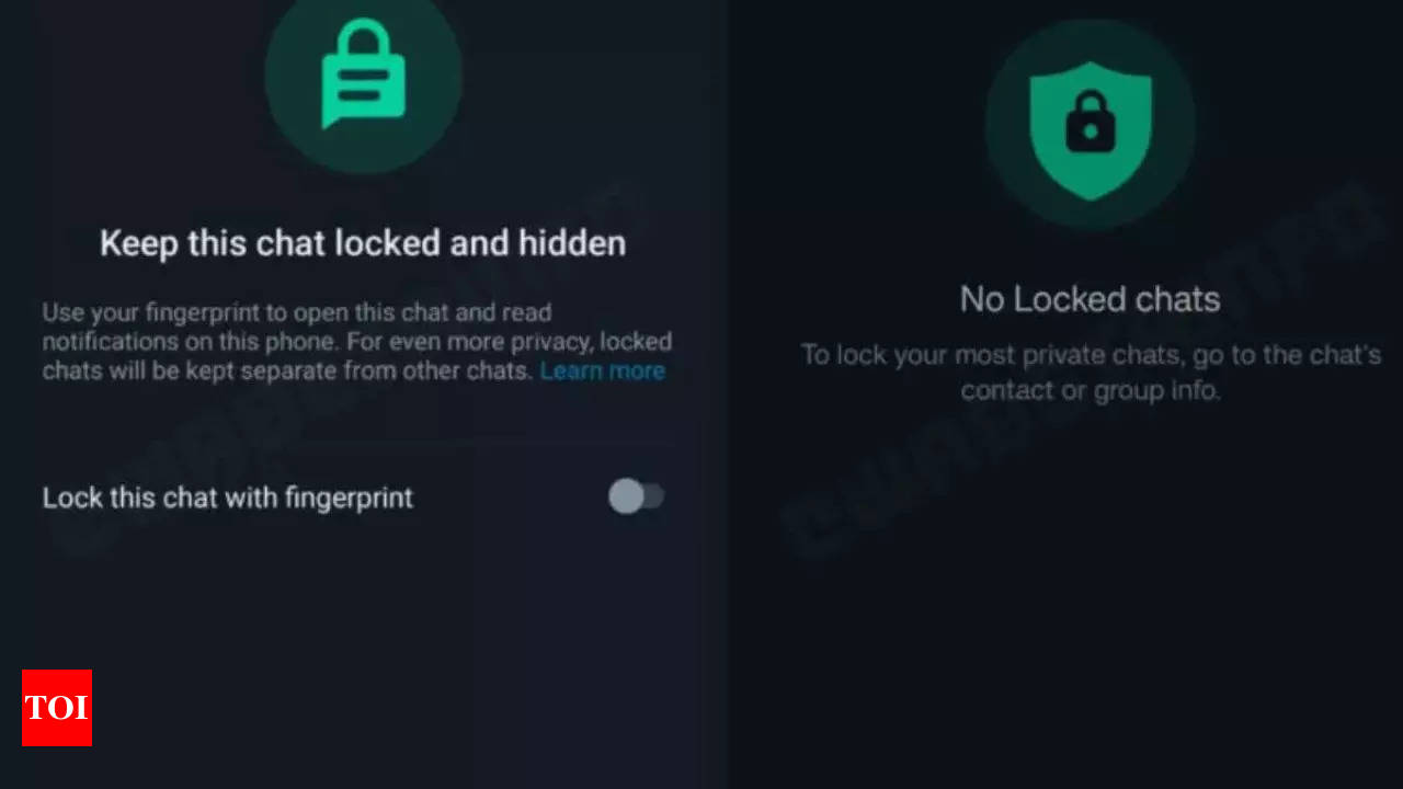 How to Use WhatsApp Chat Lock Feature on Web: Step-by-Step Guide | - Times  of India