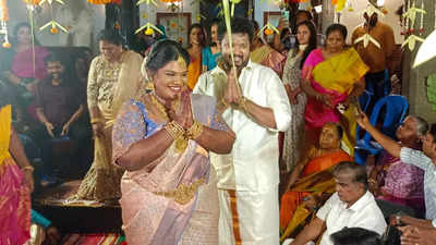 Robo Shankar's daughter Indraja gets engaged