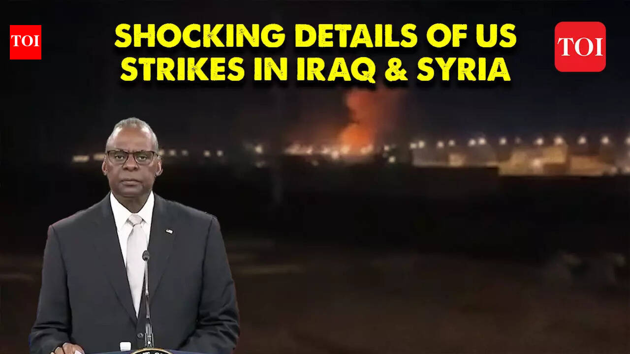 US launches precision strikes target 85 sites in Iraq, Syria