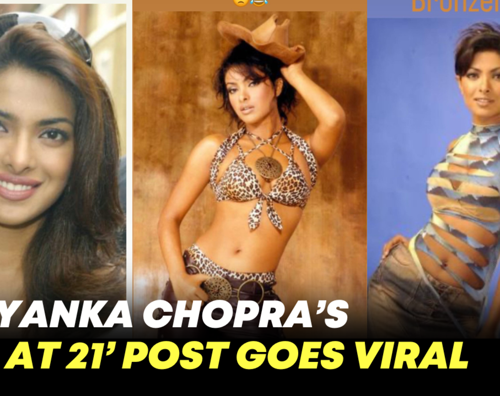 
Priyanka Chopra joins 'me at 21' trend, shares pic in animal print bikini
