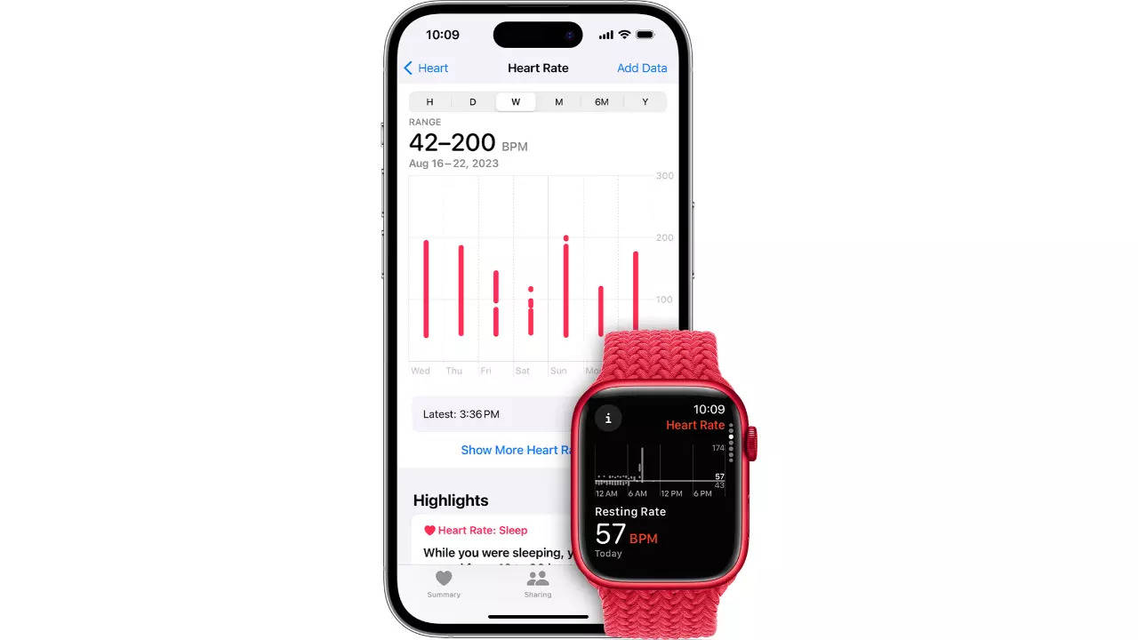 Apple watch record heart rate sale