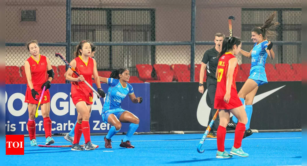 Indian Women's Hockey Team Loses 1-2 to China in FIH Pro League Match